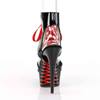 Pleaser - DELIGHT60014FH High heels - Black/Red Product image